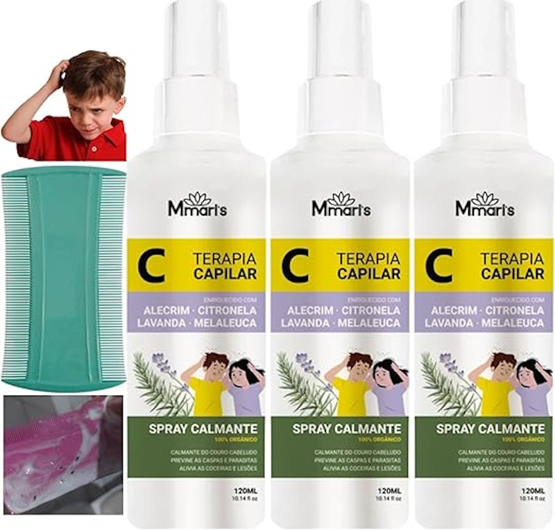 Spray Calmante Terapia Capilar Combate Piolhos e Lêndeas 1
