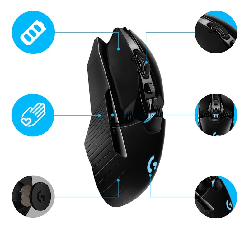 Mouse Gamer sem Fio Logitech G903 Lightspeed 5