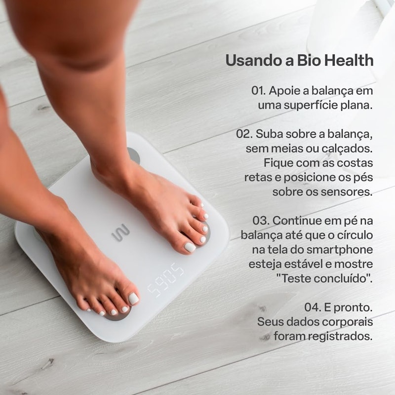 Balança de Bioimpedância Bio Health Multi Saúde 4