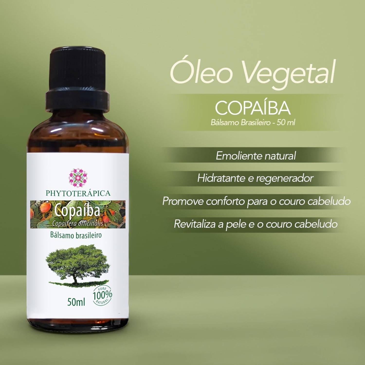 Óleo Vegetal (Bálsamo) de Copaíba - 50 ml 2