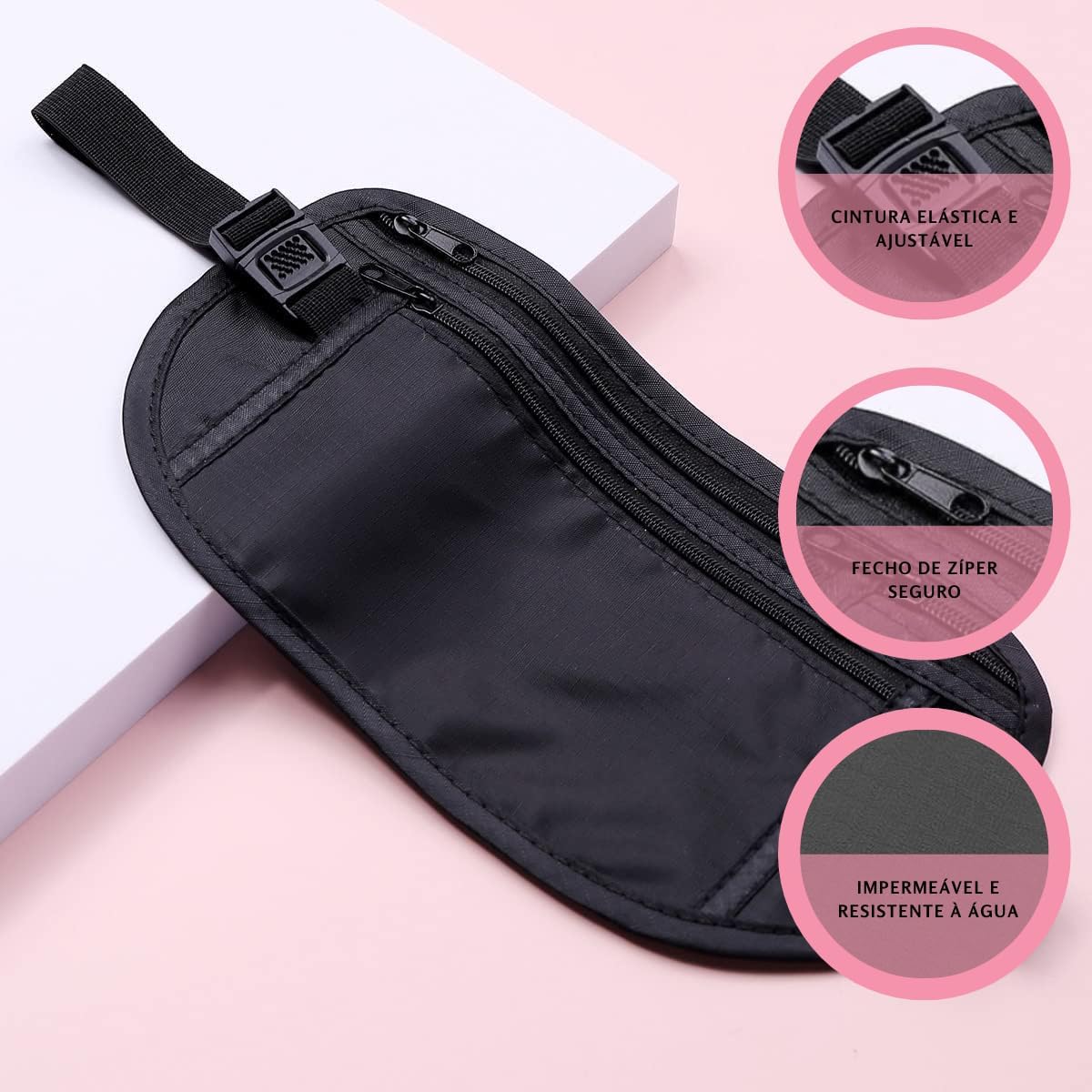 Doleira Porta Dinheiro para Viagem 3