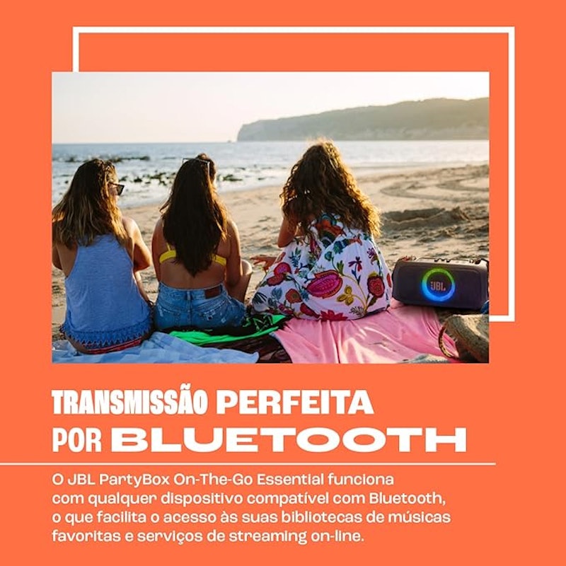 Caixa de Som JBL PartyBox On-the-Go Essential 3