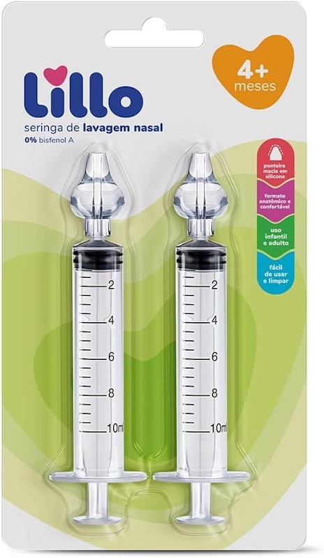 Kit de Seringa Lavagem Nasal Lillo 1