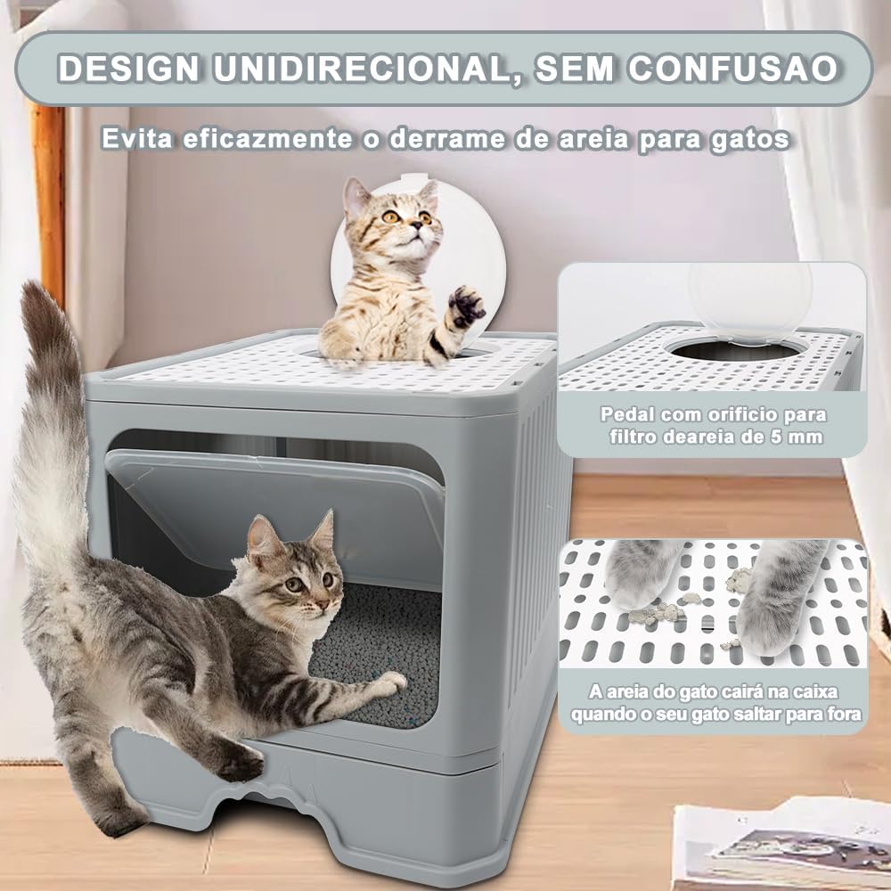 Caixa de Areia para Gatos Reamfit 3