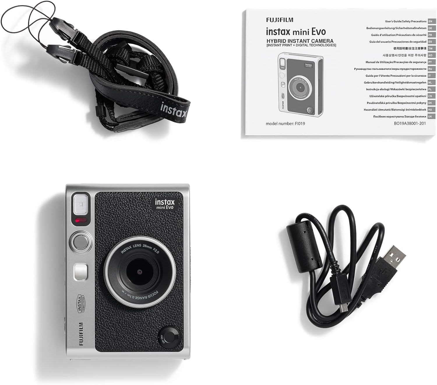 Câmera e Impressora para Smartphone Fujifilm Instax Mini Evo 5