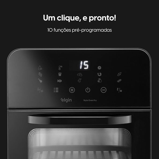 Fritadeira Air fryer Forno Style Oven Fry 10 L 4