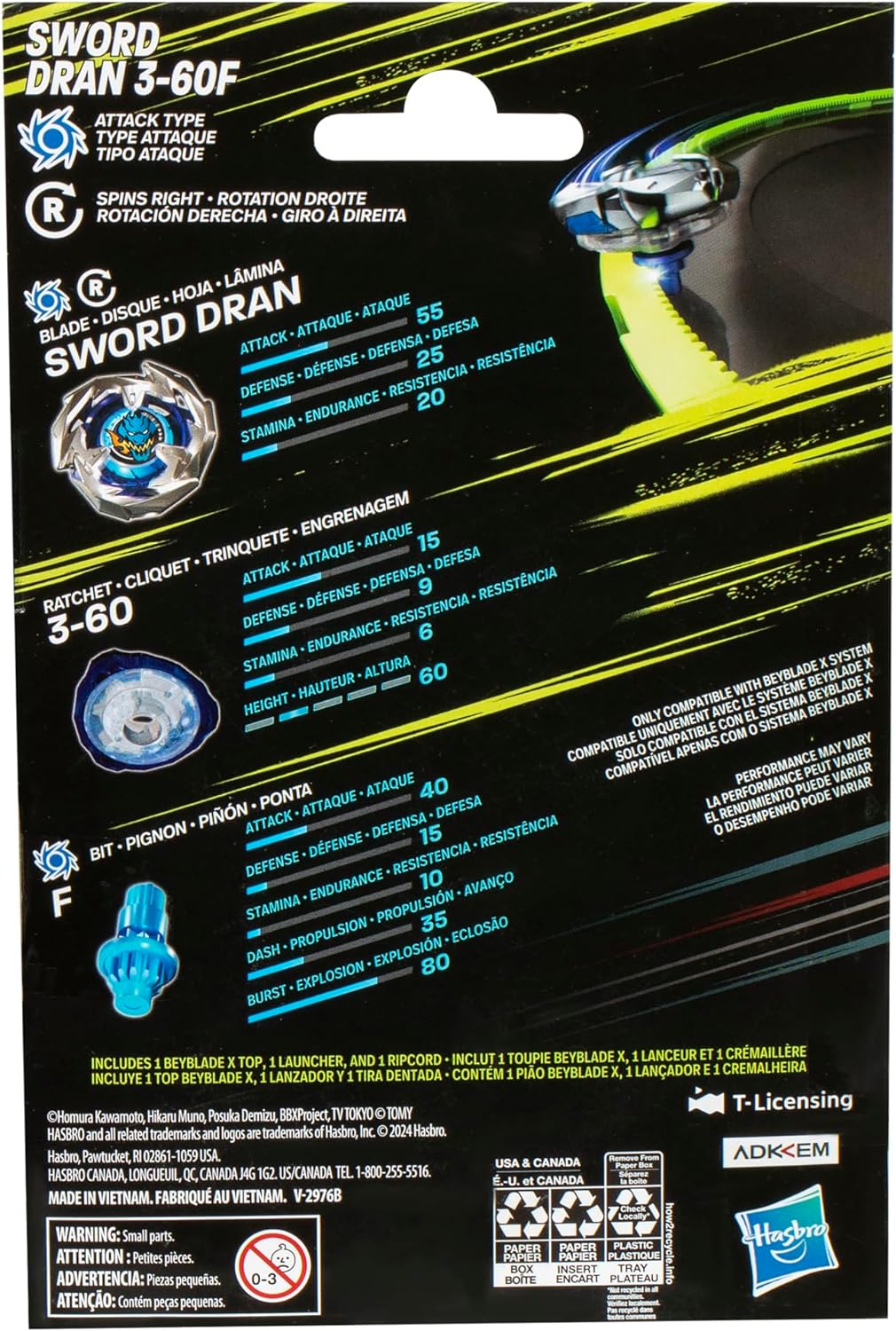 Beyblade X Sword Dran 3-60F 5