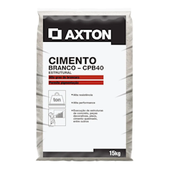 Cimento Cpb-40 Branco Estrutural Axton