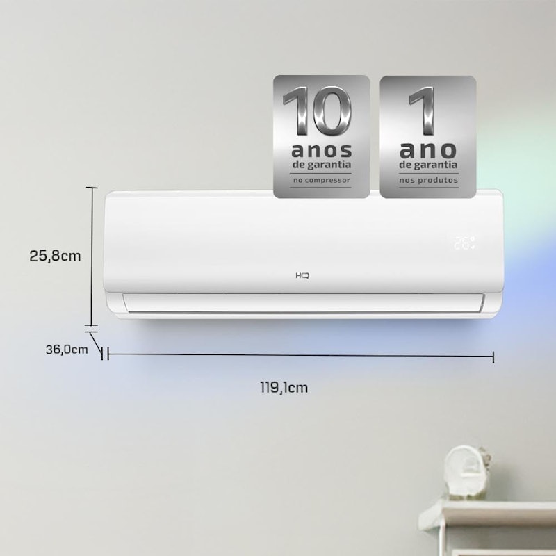 Ar Condicionado Split HQ Hi Wall Inverter 36000 BTU/h 2