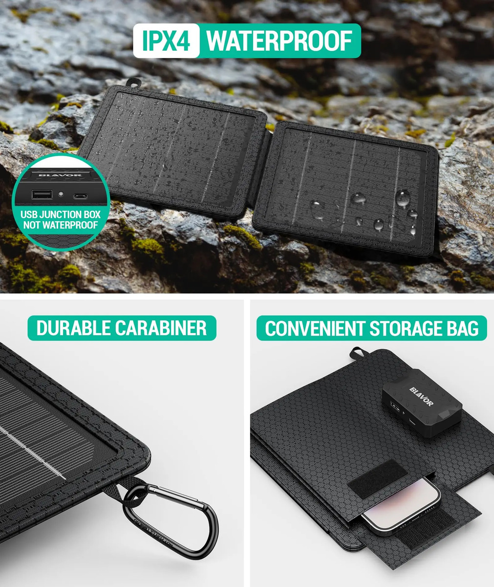 BLAVOR 10 W Solar Panels (for Phone) 5