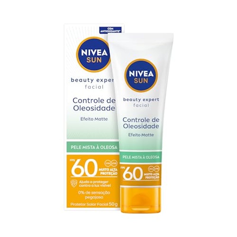Protetor Solar Nivea Sun Beauty Expert Facial Pele Oleosa 1