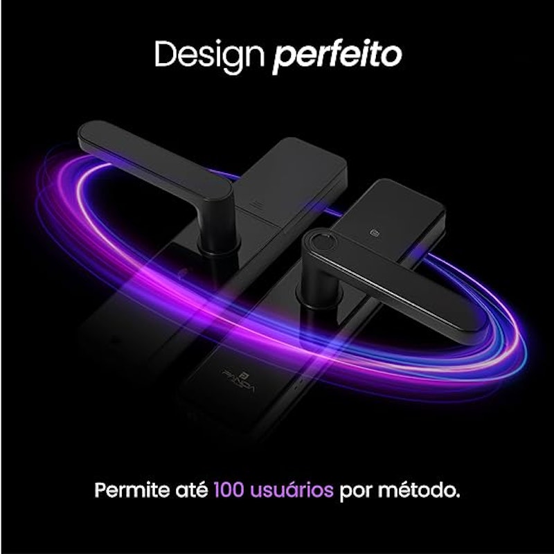 Fechadura Digital Biométrica Wi-Fi Inteligente 5