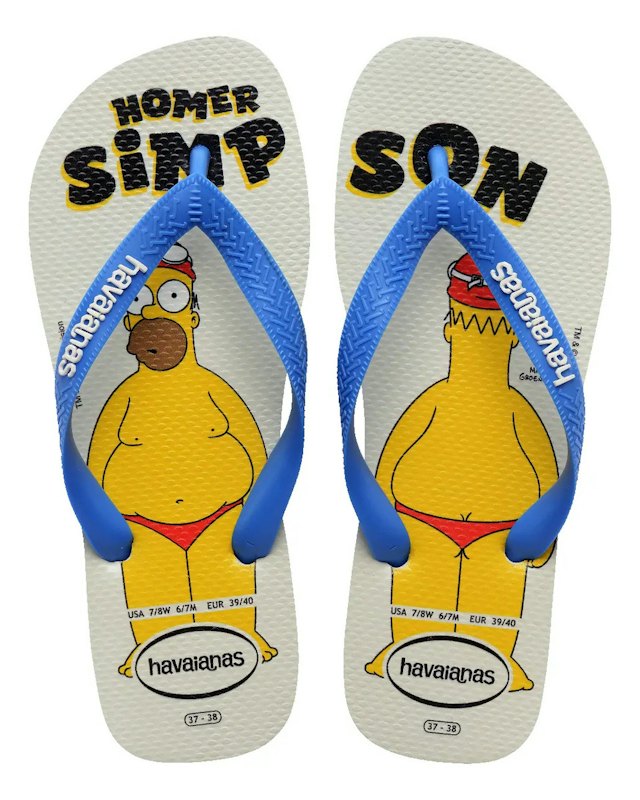 Chinelo Havaianas Simpsons 1