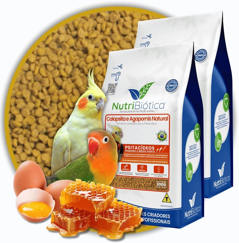Calopsita e Agapornis Natural Nutribiótica 1