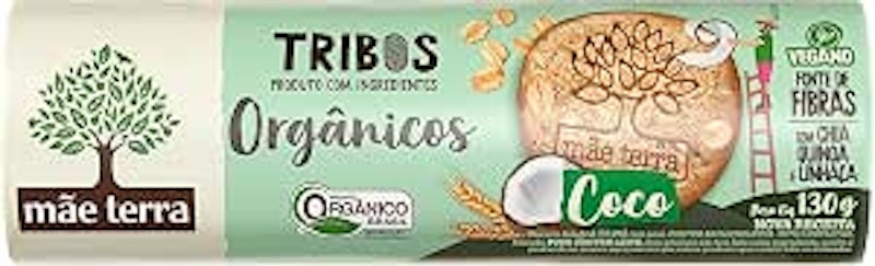 Biscoito Mãe Terra Integral Orgânico Coco Tribos 1