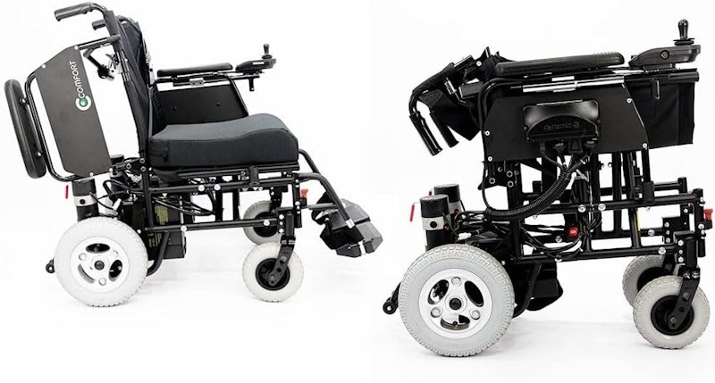 Cadeira de Rodas Motorizada Dobrável Modelo LY103 Praxis 46 cm 2