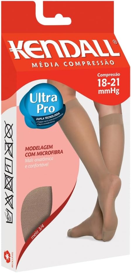 Meia Kendall 3/4 18-21 mmgh com Ponteira 2