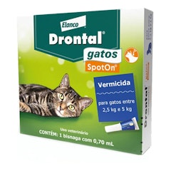 Vermífugo Drontal Gatos SpotOn