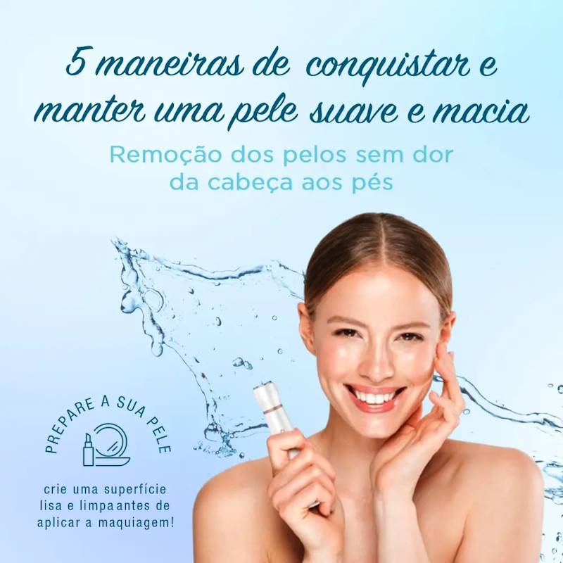 Depilador e Aparador Facial e Corporal All-In-One 3