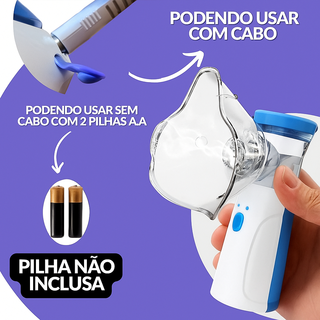 Nebulizador Portátil Ultrassônico 3