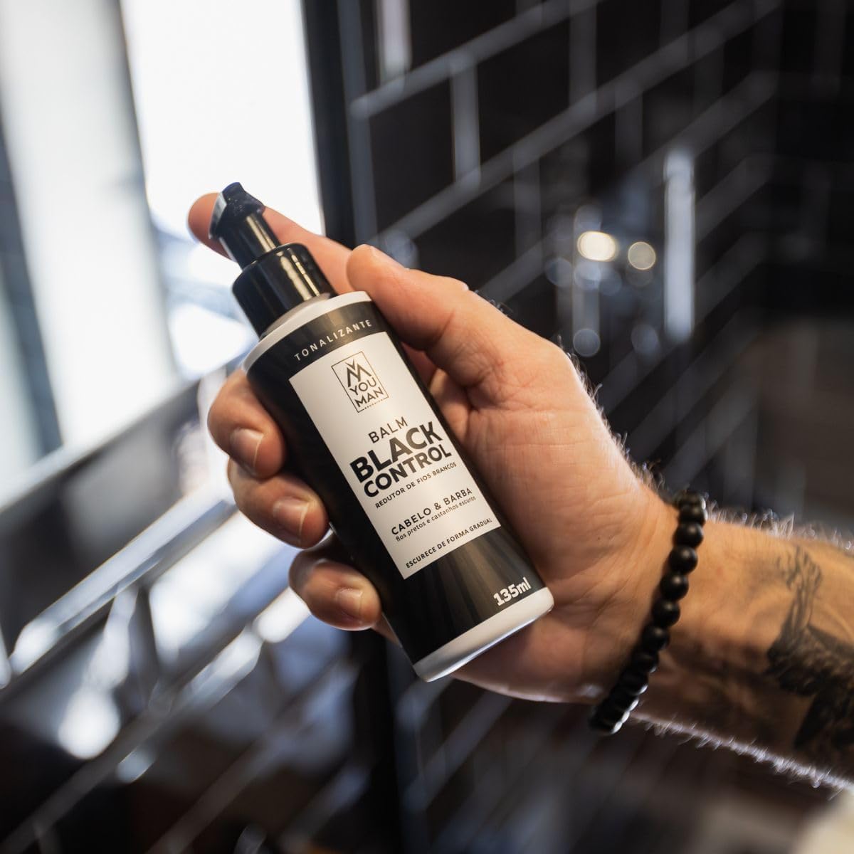 Balm Escurecedor Black Control Cabelo e Barba 2