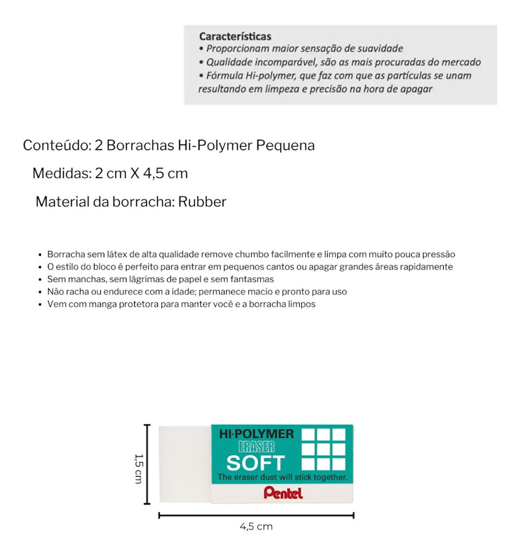 Borracha HI-Polymer Soft 4