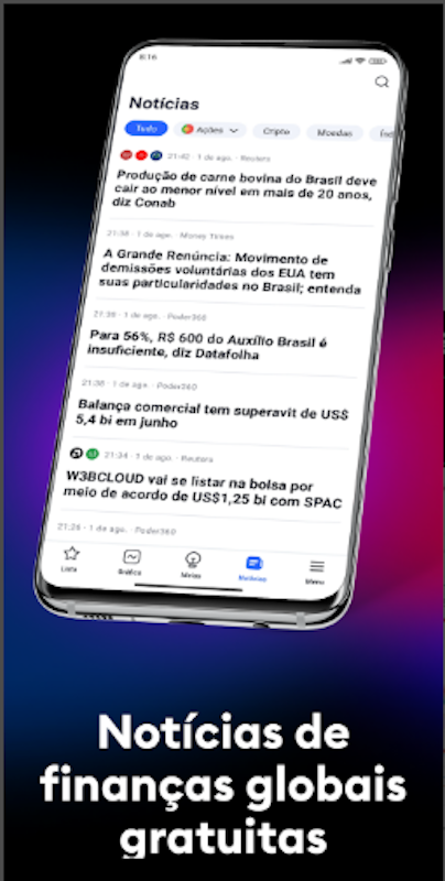TradingView: Siga os Mercados 5