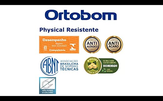 Colchão de Espuma Solteiro Physical Resist 5