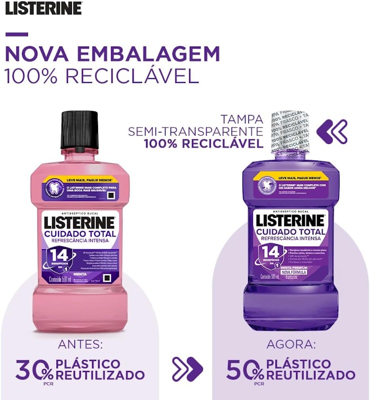 Listerine Cuidado Total Refrescância Intensa 4