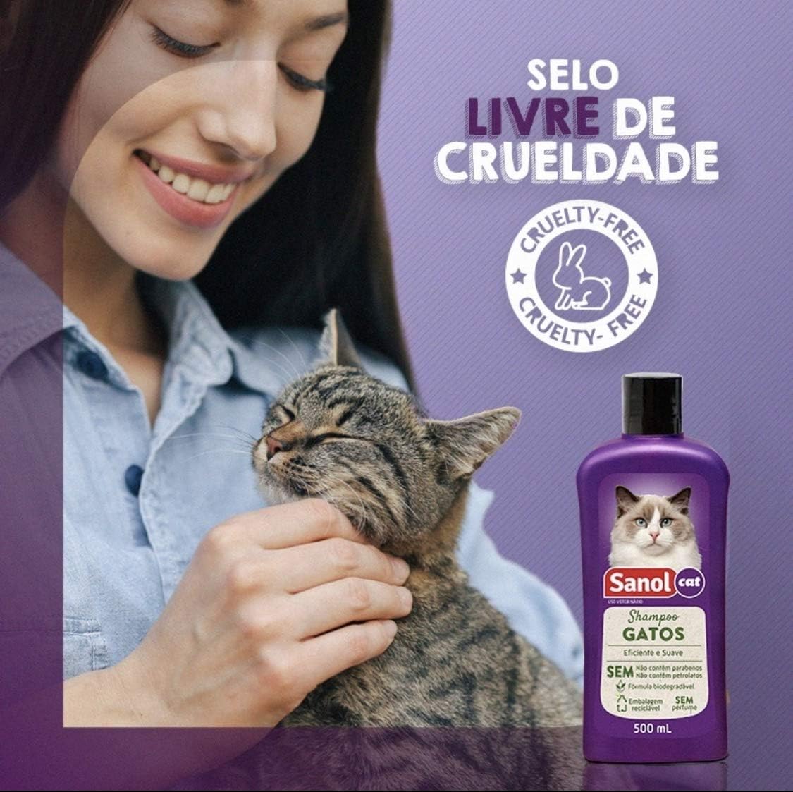 Shampoo Gatos - 500 ml 3