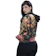 CHESS CLOTHING Jaqueta Corta-Vento Chess Skulls Flowers 1