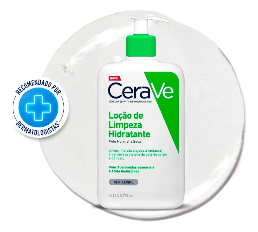 Loção de Limpeza Hidratante Cerave 3