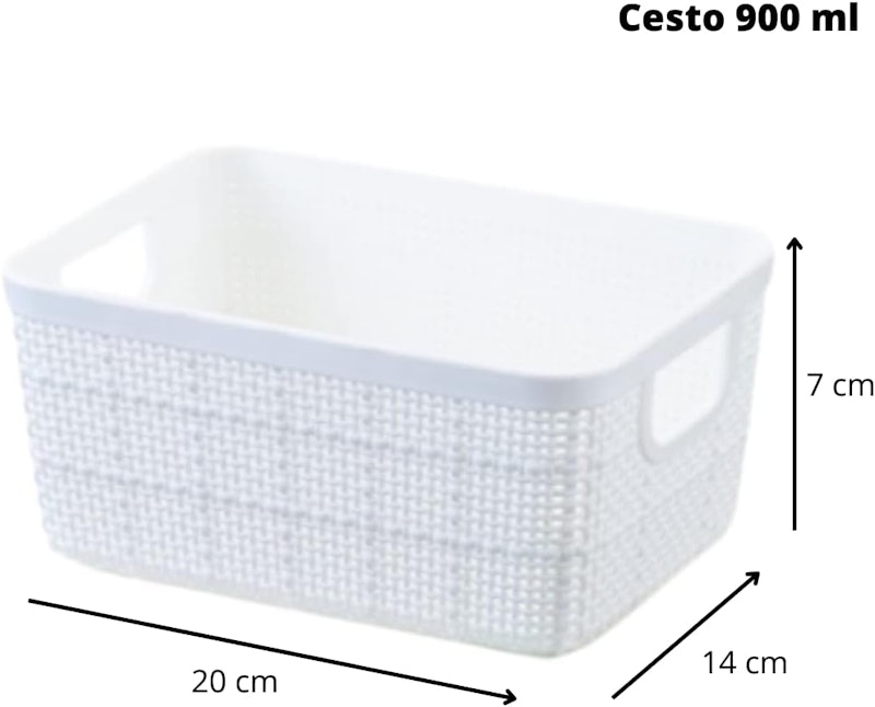 Cestos Organizadores Multiuso Decorativo Rattan Home Organizer 3