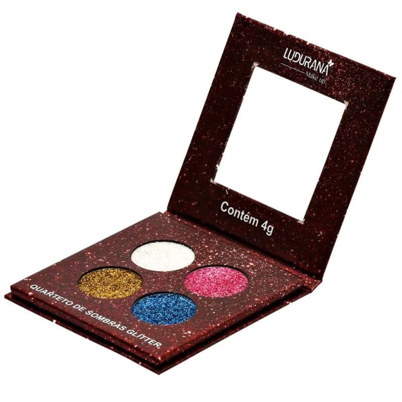Quarteto de Sombra Glitter Ludurana 7