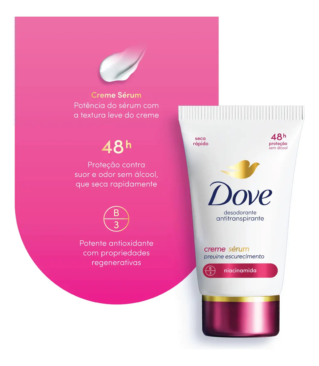 Desodorante Antitranspirante Creme Sérum 4