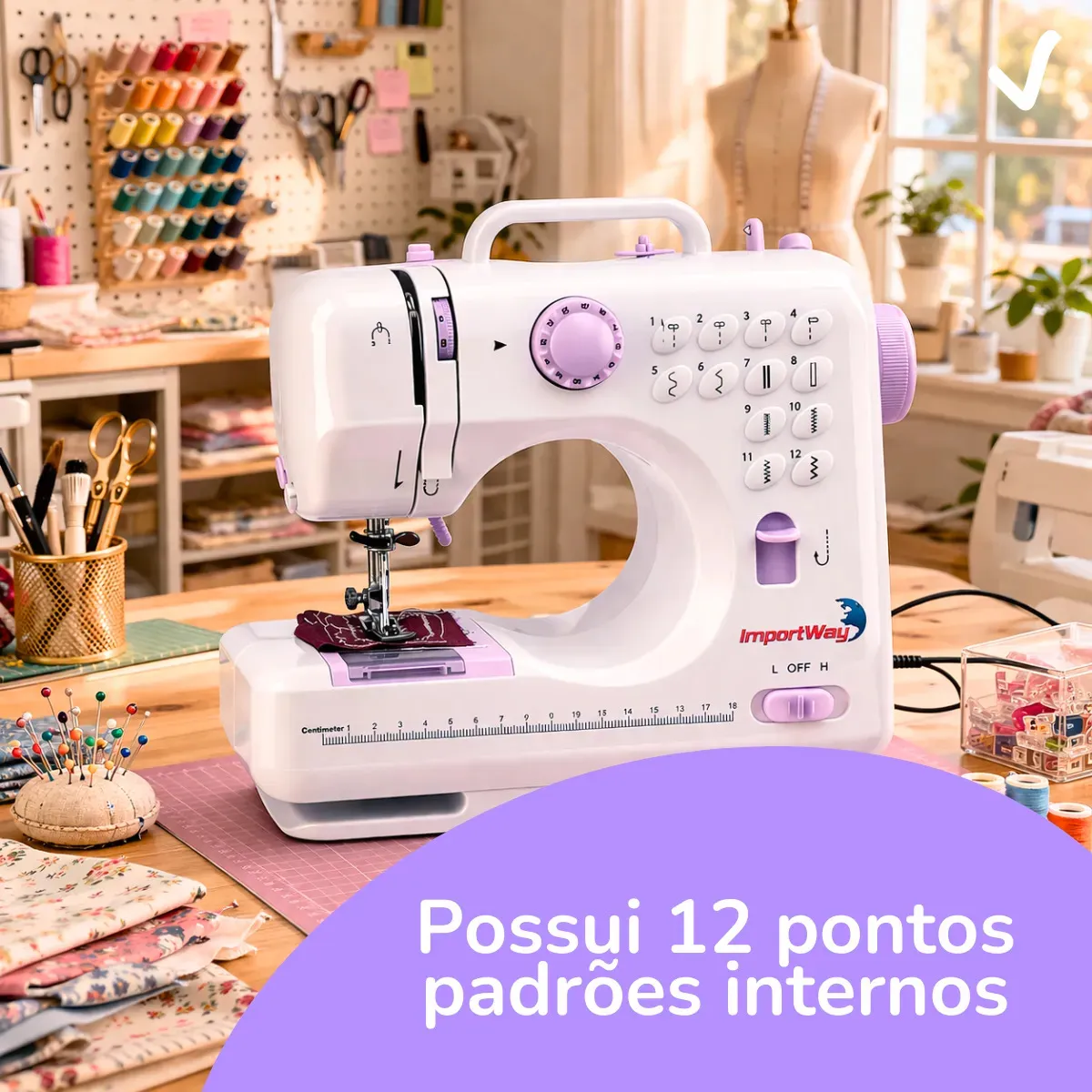 Máquina de Costura Multifuncional  2