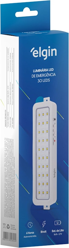 Luminária de Emergência 30 LEDs Elgin 4