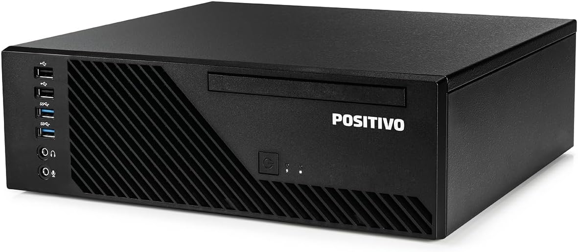 Computador Positivo Master D4300 AMD Ryzen 5-4600G Linux 16 GB RAM e 256 GB SSD 3