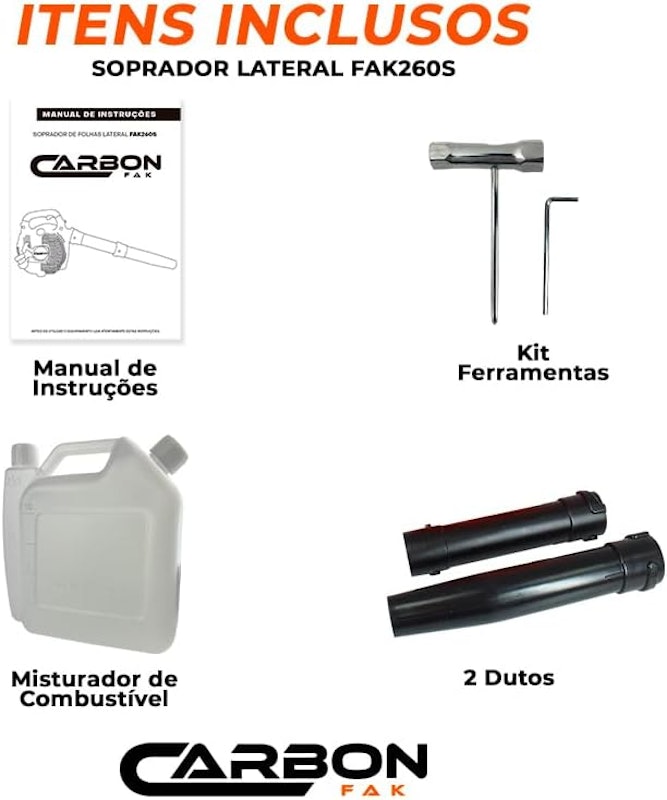 Soprador de Folhas Lateral FAK260S 3