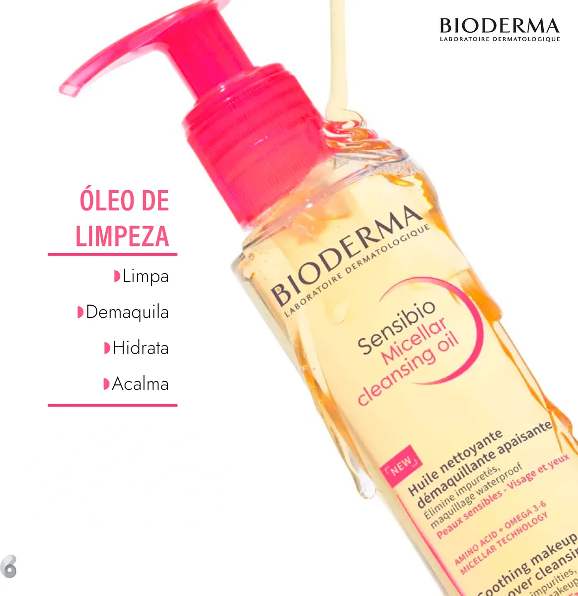 Sensibio Micellar Cleansing Oil 3