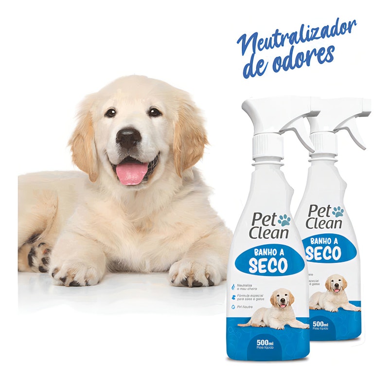 Banho a Seco Spray Pet Clean 3
