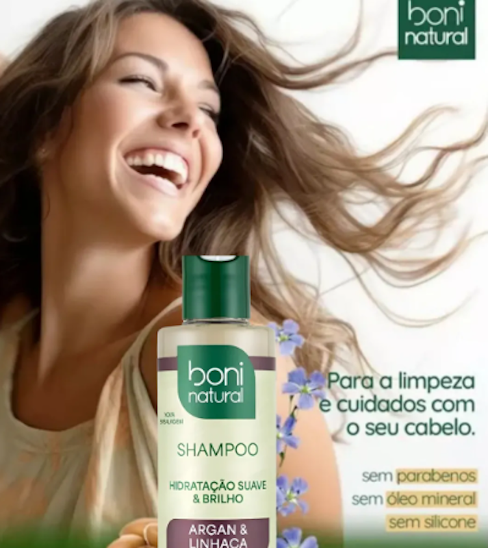 Shampoo Argan e Linhaça 3