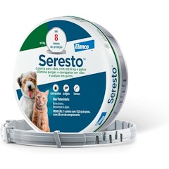 Coleira Seresto para Cães e Gatos de até 8 kg