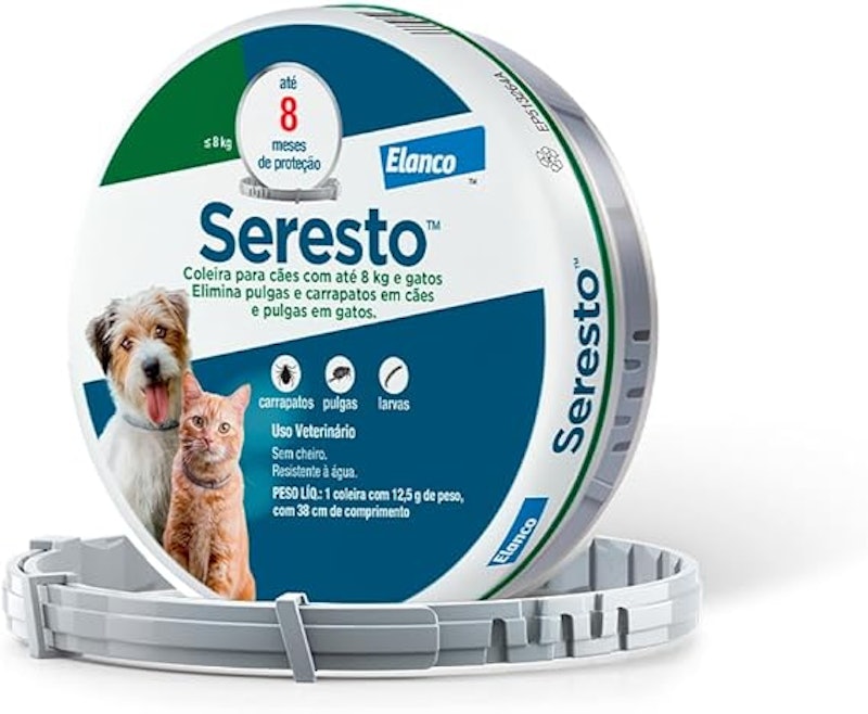 Coleira Seresto para Cães e Gatos de até 8 kg 1