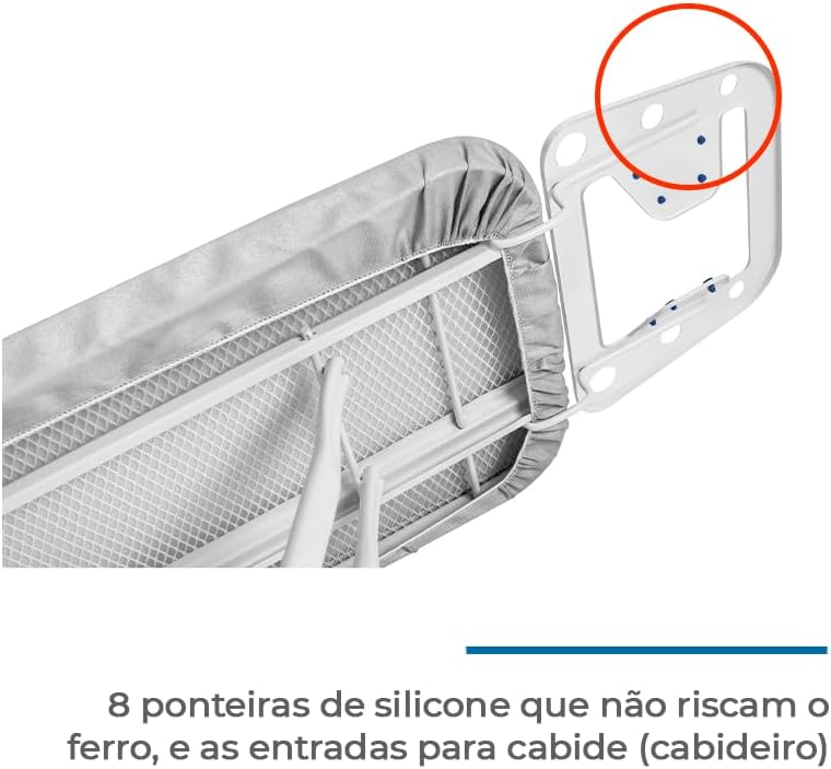Tábua de Passar Roupa 1001 Top Plus em Aço 5