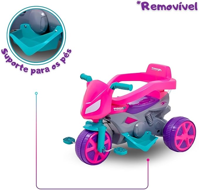 Moto Rider Andador Usual - Rosa 4