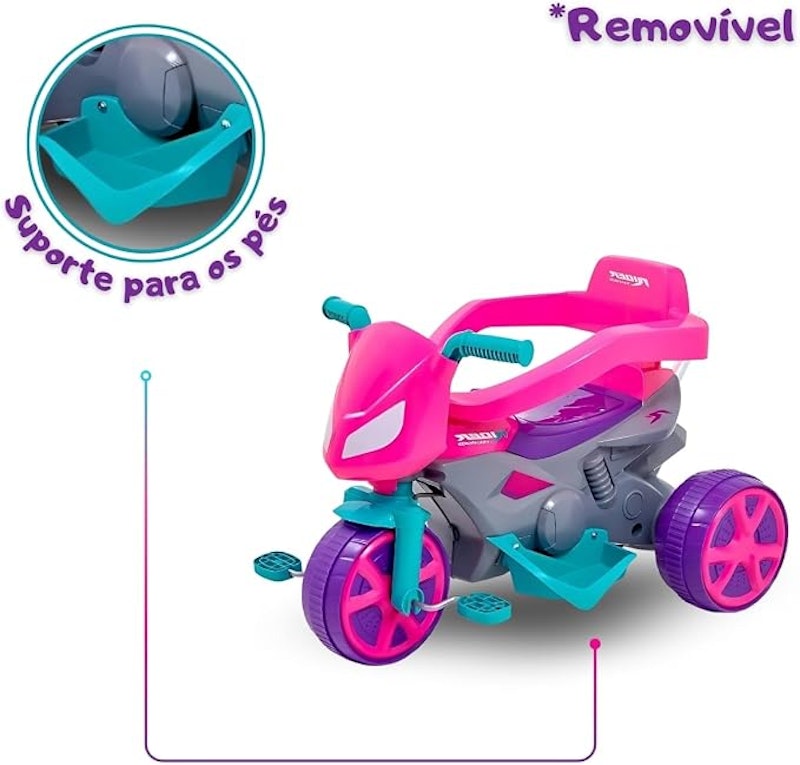 Moto Rider Andador Usual - Rosa 4