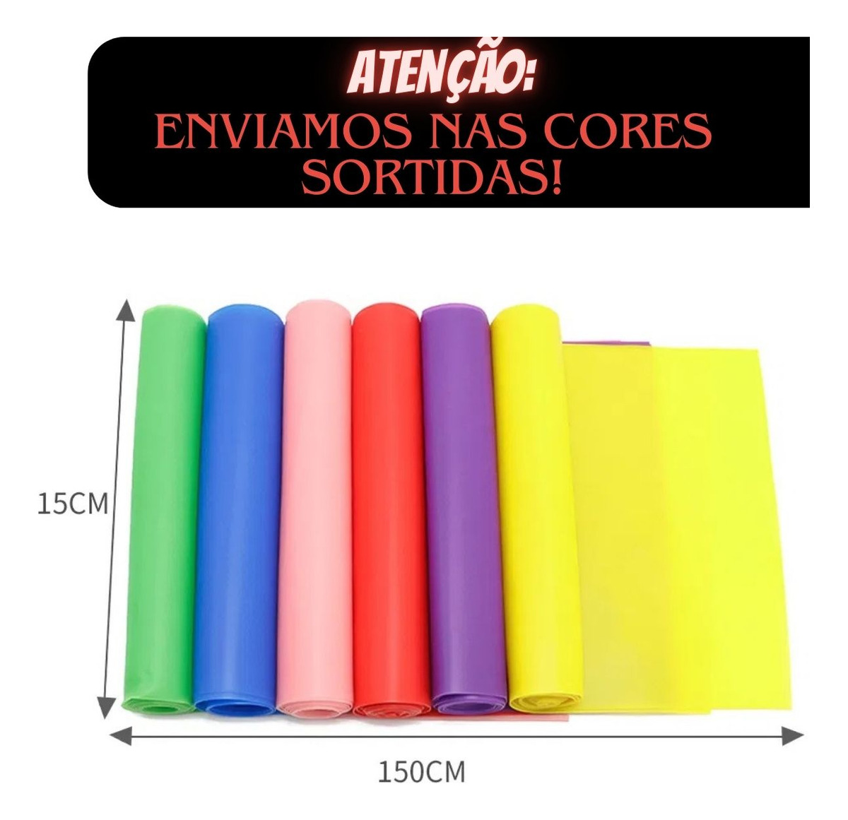 Kit com 3 Faixas Thera Bands 3