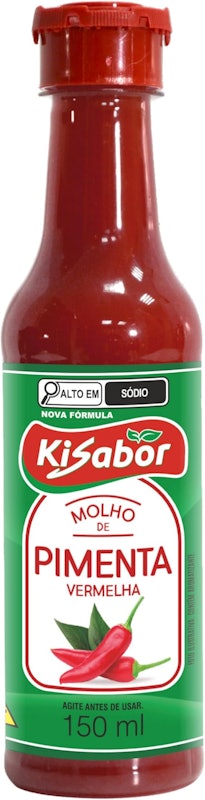 Molho de Pimenta Vermelha Kisabor 1