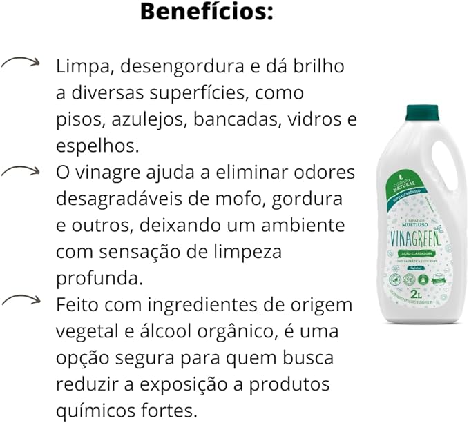 Vinagreen Limpador Multiuso Natural 3
